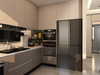 Dreigns modulaires modernes Armoires de cuisine en mélamine