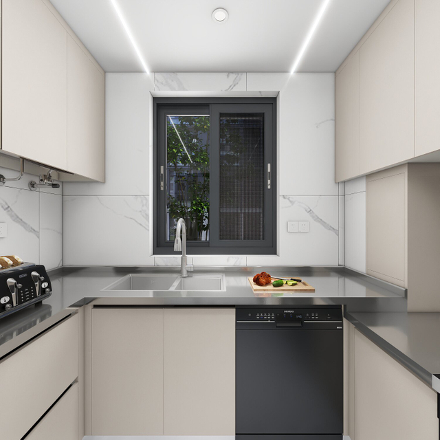 Armoire haut de gamme pour animaux de compagnie avec porte en verre doré