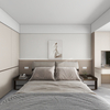 Schéma léger chambre minimaliste
