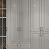 Armoire de chambre à coucher classique du schéma blanc