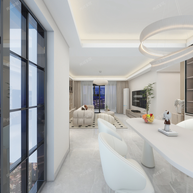 Couleur de texture de style crème Modern Cream Style Salon 