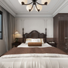 Armoire d'espace de stockage de style sombre classique