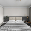 Espace de rangement moderne schéma blanc grande chambre