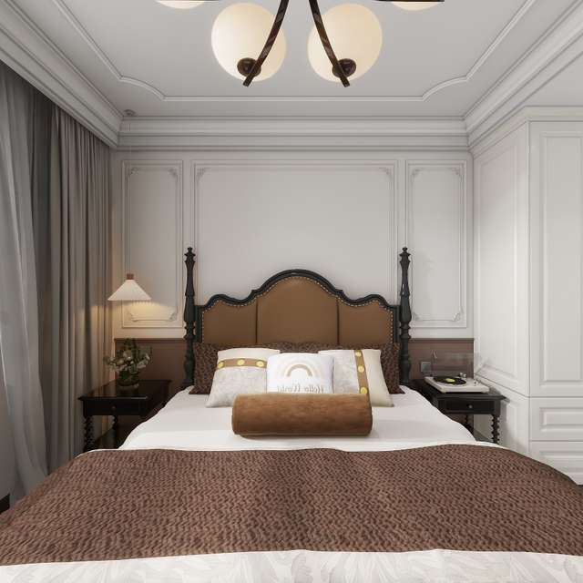 Armoire d'espace de stockage de style sombre classique